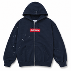 Supreme MM6 Maison Margiela Box Logo Zip Up Hooded Sweatshirt