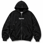 Supreme MM6 Maison Margiela Box Logo Zip Up Hooded Sweatshirt