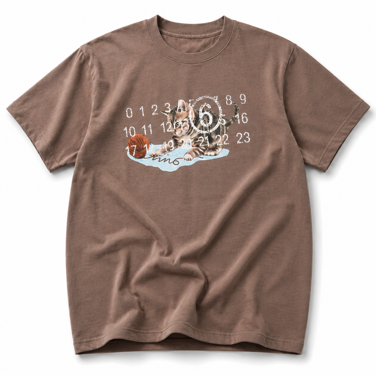 MM6 Maison Margiela Logo And Cat Print T-Shirt