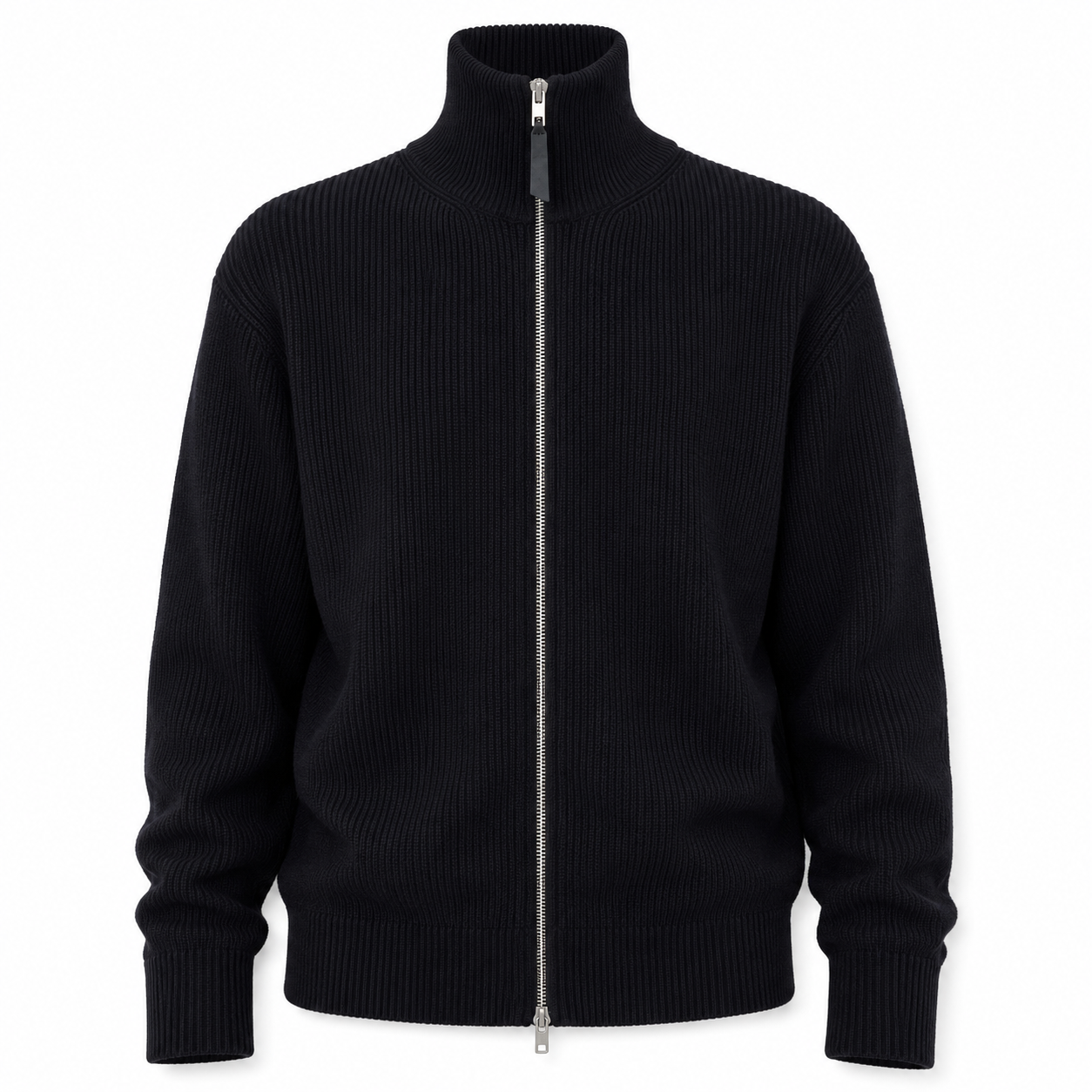 Maison Margiela Wool Knit Zip-Up Cardigan